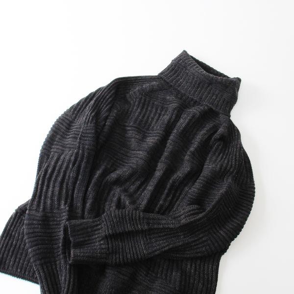 tamaki niime タマキニイメ 玉木新雌 ウールコットン タートルネック