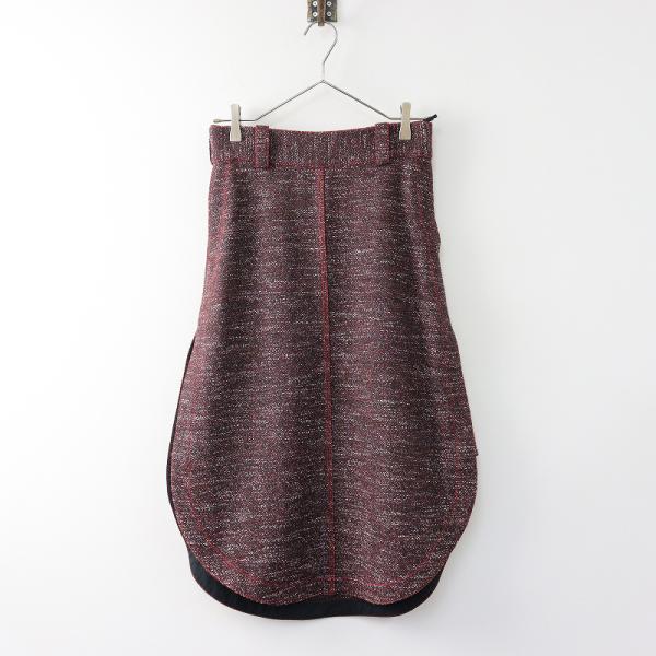 【美品】CELINE 膝丈ワンピース　薄手　ツイード　Sサイズ 美品】CELINE 膝丈ワンピース薄手ツイードSサイズ