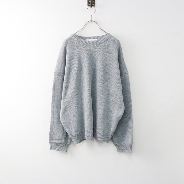 2024SS アパルトモン L'Appartement GENTLEMAN KNIT ニット/グレー トップス プルオーバー 【2400013975278】 スプリングセール】2024SS アパルトモン L'Appartement GENTLEMAN KNIT
