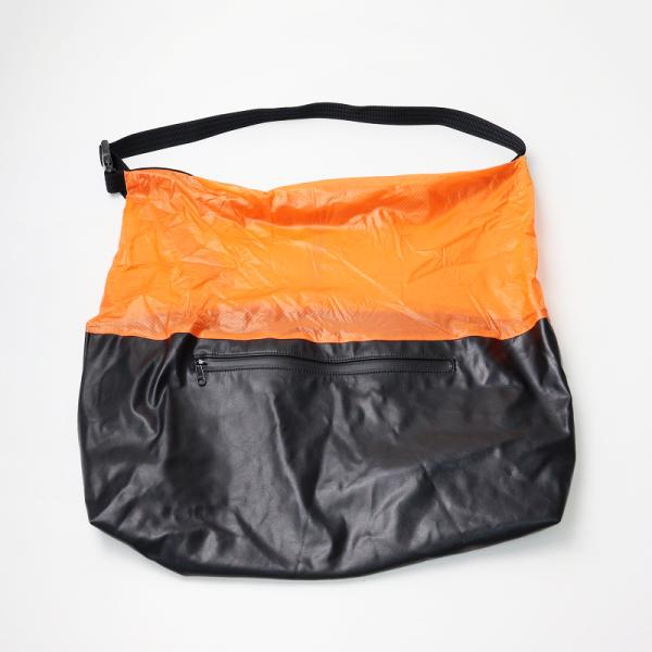 メヤメ MEYAME BRIGHT ROLL UP BAG (WIDE) ショルダーバッグ/ブラック オレンジ カバン 鞄 ミニ トート【2400014078398】 スプリングセール】メヤメ MEYAME BRIGHT ROLL UP BAG (WIDE