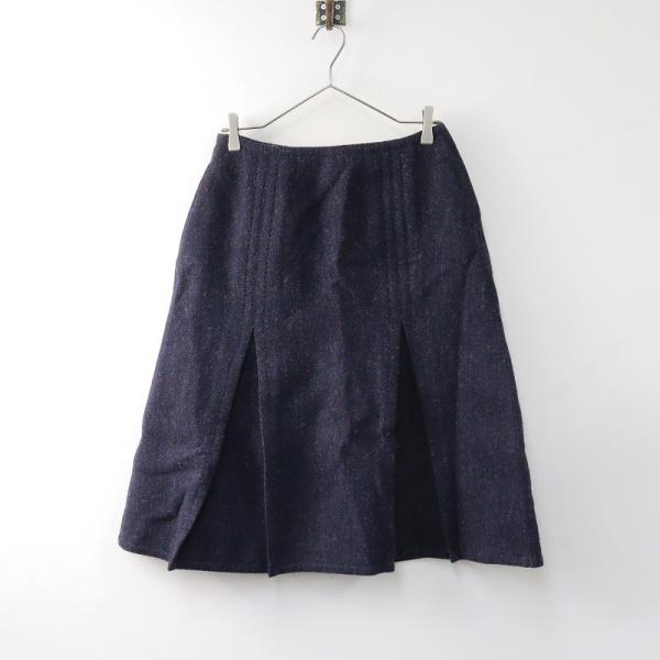 45R 45rpm フォーティーファイブ ウールボックスプリーツ スカート 3  