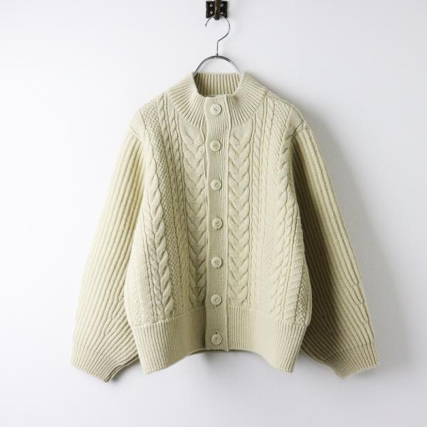 45R フォーティーファイブアール リネン混カーディガン薄手M