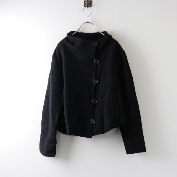 美品センソユニコ芽風 ノーカラー 半袖ジャケット