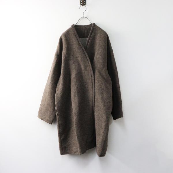 アーツ＆サイエンス ARTS＆SCIENCE ラミーヤクウールノーカラーコート  