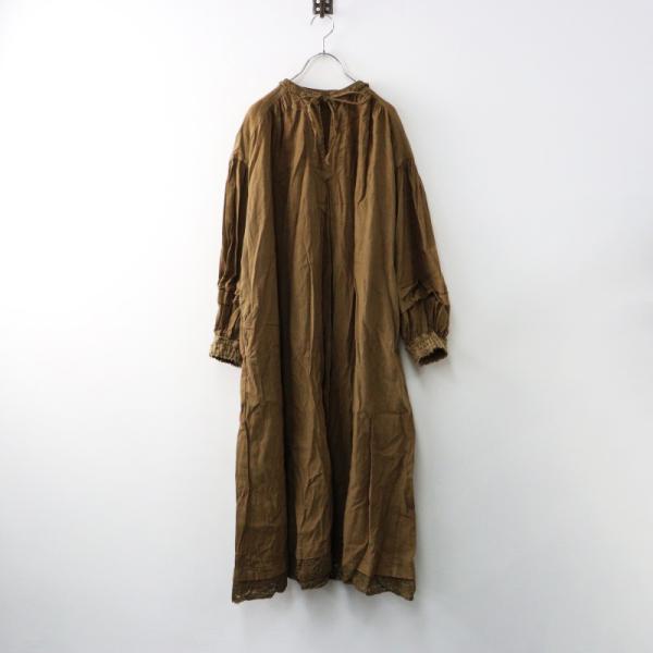 2025SS 定価4.8万 ネストローブ nest Robe UpcycleLino 近江晒しレース