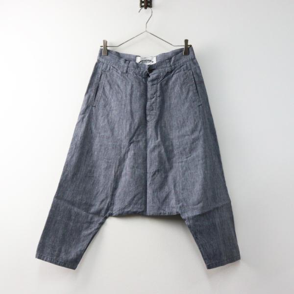 ARTS&SCIENCE リネンコットン サルエルパンツ　Lt.gry アーツアンドサイエンス ARTS&SCIENCE リネン コットン サルエル