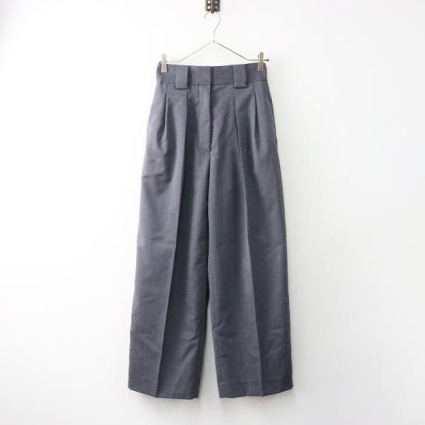Deuxieme Classe CINOH/チノCROP パンツ 38 グレー Deuxieme