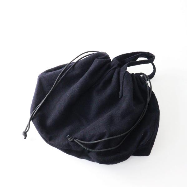 ERA. イーラ SHUKUJU WOOL HELMET BAG 縮絨ウールヘルメットバッグ 暗