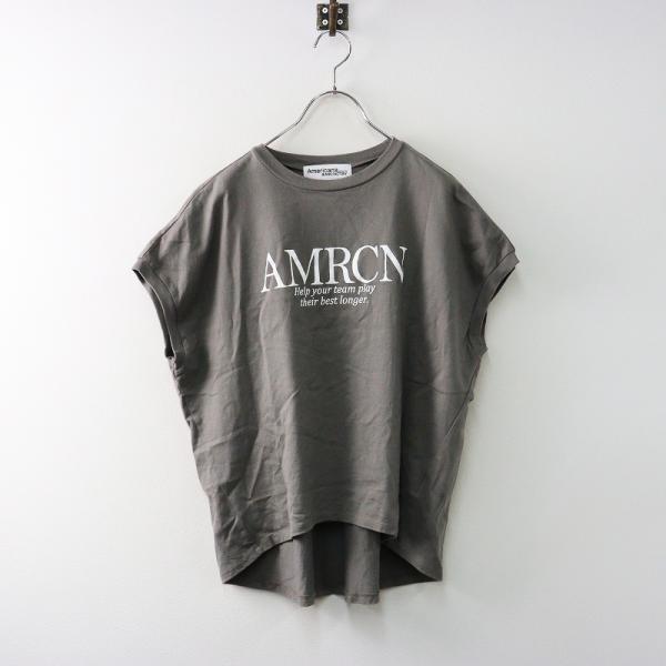 Americana ジーンズファクトリー アメリカーナ ラウンドヘムTシャツ AMERICANA（アメリカーナ） × ジーンズファクトリー JEANS FACTORY