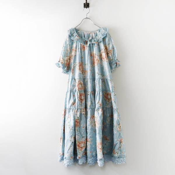 2025SS ピンクハウス PINK HOUSE 桜Teddyプリントミディワンピース