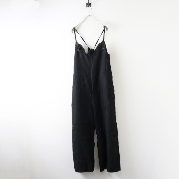 towavase サロペット トワヴァーズ TOWAVASE Bonvoyage サロペット＼ブラック リネン