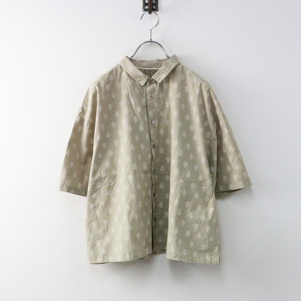 Pal'las Palace（パラスパレス） 2023SS コットン リーフプリント 半袖