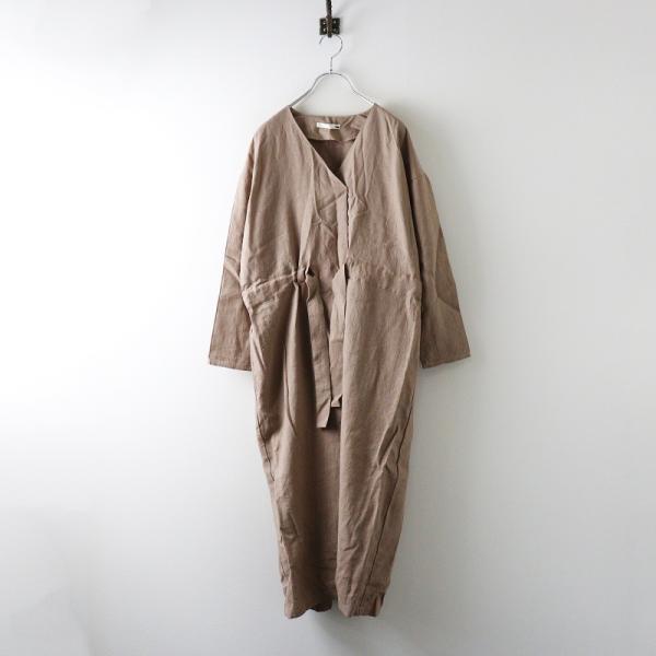 美品 2022SS エヴァムエヴァ evam eva water linen one-piece
