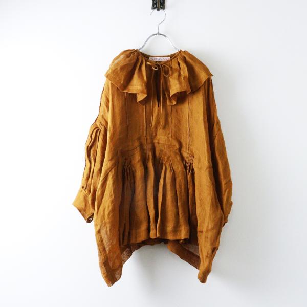 美品　23ss TOWAVASE　トワヴァーズ　プルオーバー ブラウス　 シルク 美品 23ss TOWAVASE トワヴァーズ プルオーバー ブラウス シルク 美品