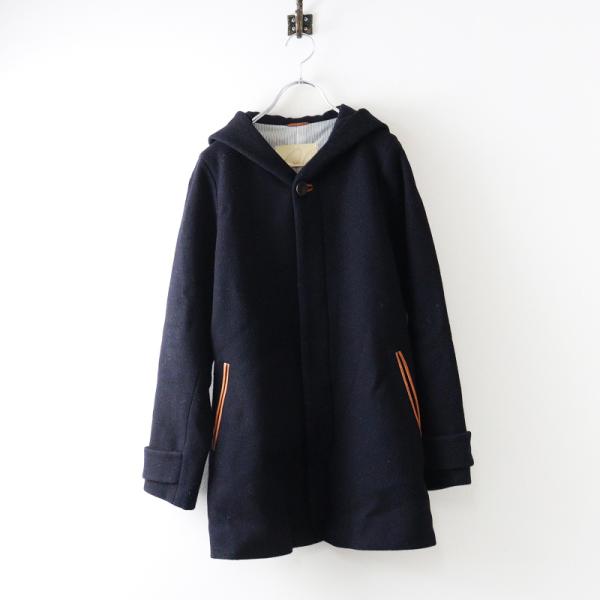 Pallas Palace パラスパレス　コート　フード　ウール　ネイビー Pallas Palace パラスパレス コート フード ウール ネイビー Pal'las