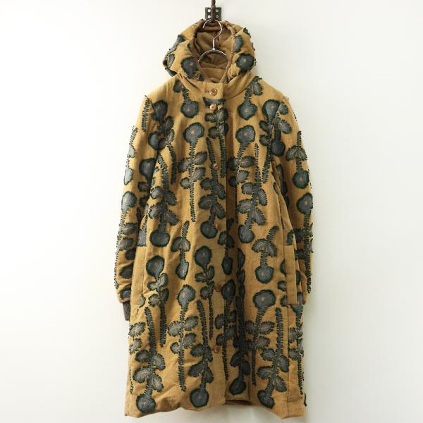 美品　ミナペルホネン　ダウンロングコート mina perhonen（ミナペルホネン） 保管品 mina perhonen frost garden