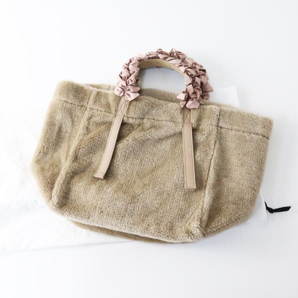 LUDLOW（ラドロー） グレープハンドル エコファー トートバッグ