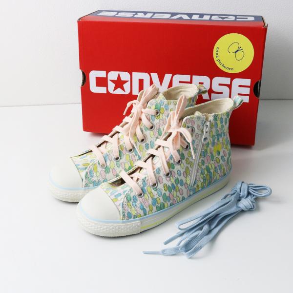 CONVERSE mina perhonenコラボスニーカー 25.5cm美品 mina perhonen（ミナペルホネン） 未使用 保管品 キッズ コンバース