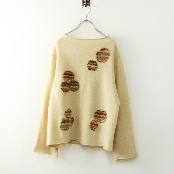 センソユニコ ジウ Sensounico 慈雨 ドットジャガード 縮絨ウール