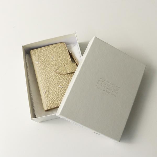 ジャーナル購入 定価5.8万 2025SS メゾンマルジェラ Maison Margiela card holder レザーカードホルダー ベージュ┃【2400014872606】 ジャーナル購入 定価5.8万 2025SS メゾンマルジェラ Maison Margiela