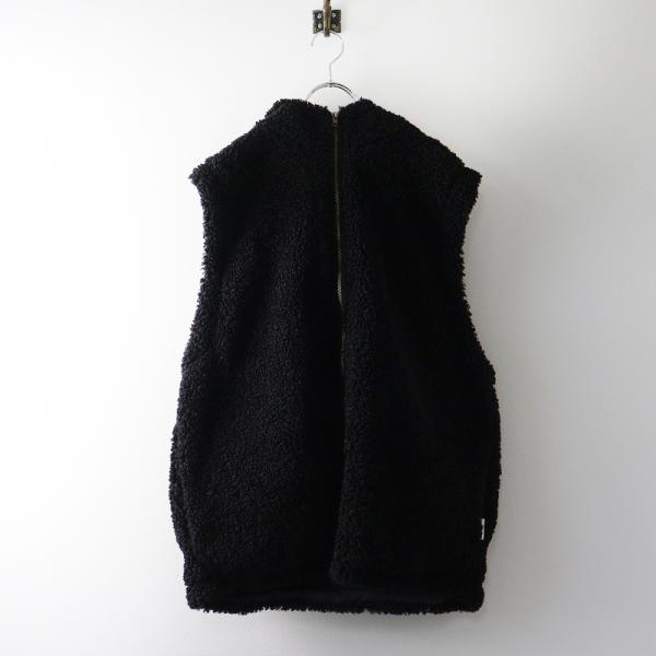 美品 2025AW ジャーナルスタンダード ラックス journal standard luxe ボア フードベスト ブラック┃黒 ブルゾン【2400014896961】 JOURNAL STANDARD LUXE（ジャーナルスタンダード ラックス） 美品