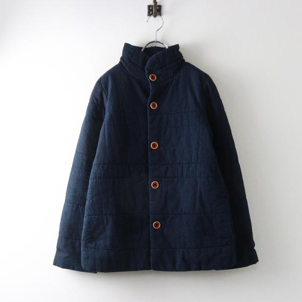 【美品】パラスパレス　十日　インディゴコットン　デニム　ジャケット　サイズ2 Pal'las Palace（パラスパレス） pallas palace インディゴ染 中綿