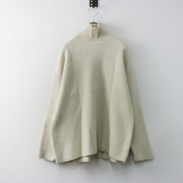 【新品/完売品】AURALEE オーラリー コットン リブニット プルオーバー オーラリー AURALEE SUPER FINE WOOL RIB KNIT TURTLE NECK P/O ニット