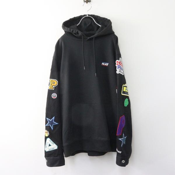 2024SS JUNYA WATANABE MAN × PALACE ギャルソン ジュンヤワタナベ パレス カスタマイズパーカー L ブラック┃//　【2400014990980】 2024SS JUNYA WATANABE MAN × PALACE ギャルソン ジュンヤワタナベ
