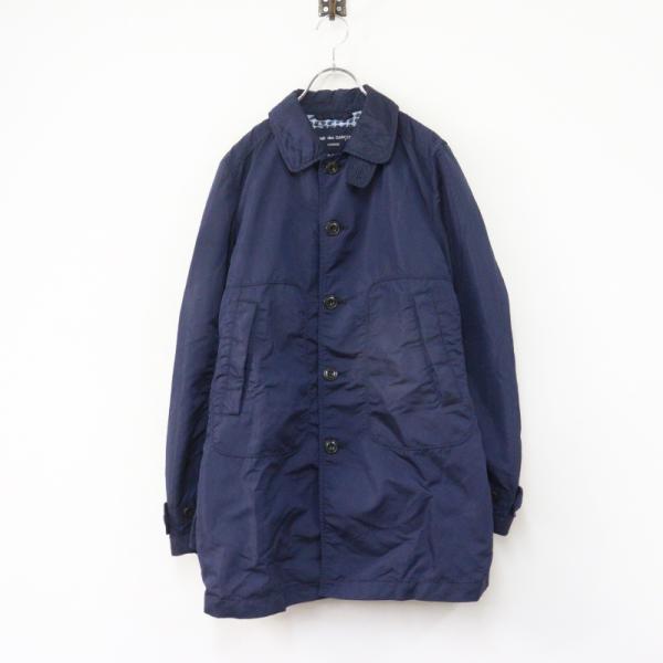 メンズ AD2013 コムデギャルソンオム COMME des GARCONS HOMME ナイロン パッカリングコート ペイズリー S ネイビー／【2400015024332】 メンズ AD2013 コムデギャルソンオム COMME des GARCONS HOMME