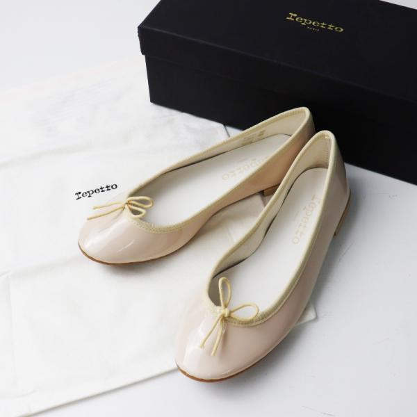 未使用 レペット repetto Cendrillon Vegan サンドリオン ヴィーガン フラットパンプス 34｜ベージュ シューズ【2400015054858】