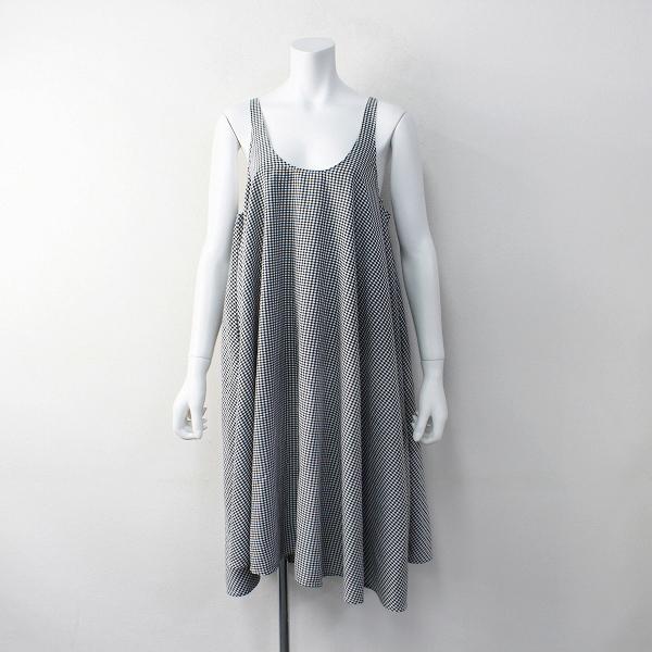 サマーセール Veritecoeur ヴェリテクール ギンガムチェック サーキュラーチュニック ワンピース Free ホワイト ブラック ブランド古着 買取販売 Tresor 通販 Yahoo ショッピング
