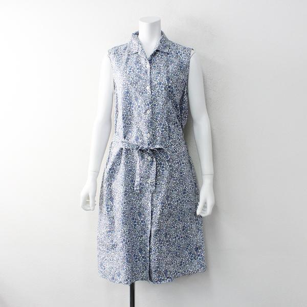 ユニクロ Uniqlo Liberty リバティ コラボ フラワープリントノースリーブシャツワンピースl 花柄 羽織り ハオリ ブランド古着 買取販売 Tresor 通販 Yahoo ショッピング