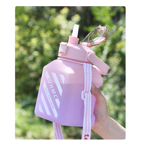 水筒 ストロー 直のみ 1 5l ワンタッチ おしゃれ 1 5リットル マグボトル 大容量 プロティーン グラデーション プラスチック ボトル 運動会 Tri トライアングル商店 通販 Yahoo ショッピング