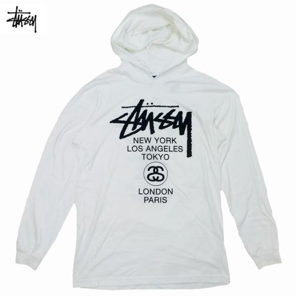 STUSSY（ステューシー） Stussy World Tour Hood Tee ロングスリーブ