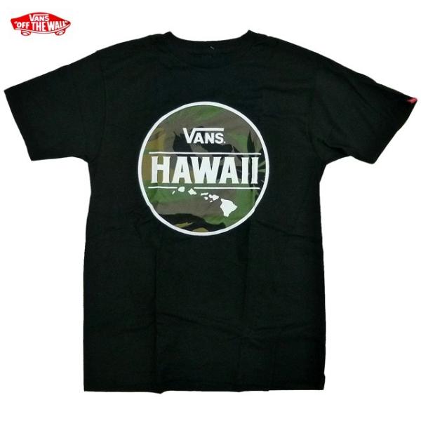 Vans Hawaii限定 Makai Fill Camo Tee 迷彩 ヴァンズ ハワイ限定 Tシャツ 黒【ゆうパケット対応】