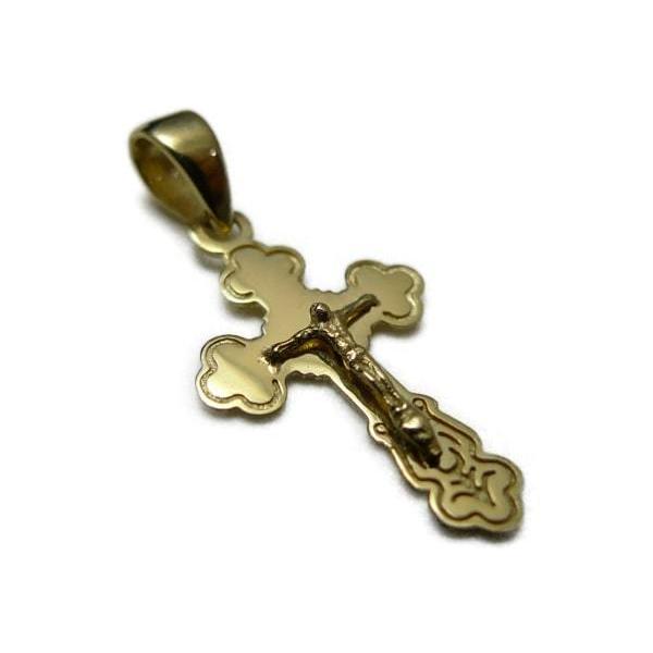 k18 クロス 十字架 ペンダントトップ TRIDEA JEWELRY K18 18金 ペンダントトップ 0.7g 十字架 クロス