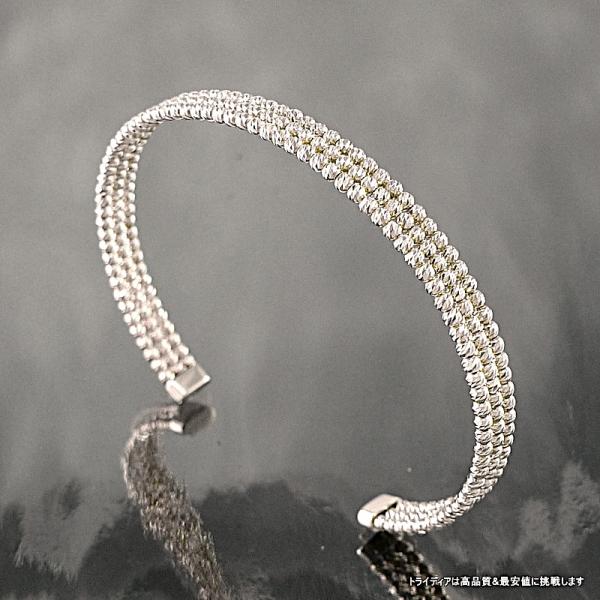 つ*さ様 Pt900 ダイヤモンド0.40ct バングル フリーサイズ ミラーボ TRIDEA JEWELRY（トライディアジュエリー） ミラーボール バングル 18