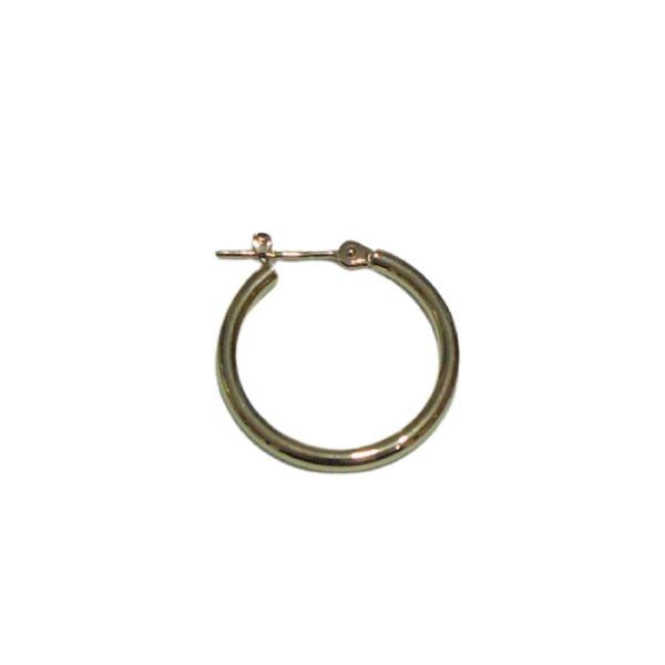 TRIDEA JEWELRY 18金 フープピアス 国産 幅2mm 外径20mm TRIDEA JEWELRY 18金 フープピアス 国産 幅2mm 外径20mm