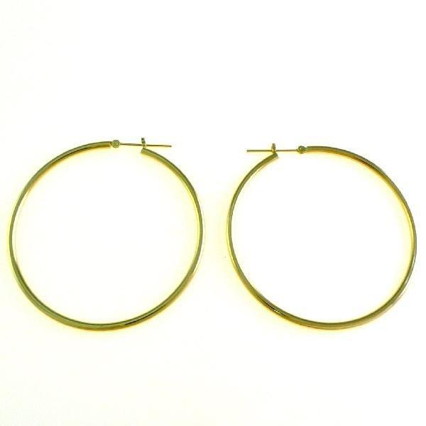 TRIDEA JEWELRY（トライディアジュエリー） k18 フープ ピアス 18k 18
