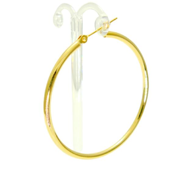 TRIDEA JEWELRY（トライディアジュエリー） 18金 フープピアス 大きめ