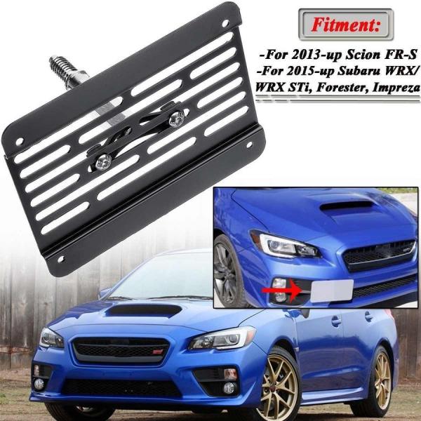 スバル WRX(VAB/VAG) ナンバーオフセットステー YR-Advance WRX(VAB/VAG)D型以降用 ナンバーオフセットステー