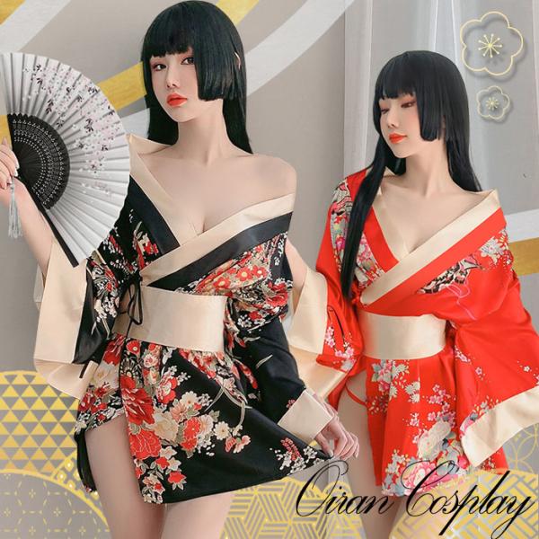 ■商品コードicoc338■セット内容着物帯Tバック■サイズ着物肩幅 40cmバスト 100cmウエスト 100cm総丈 80cm着丈 38cm袖口 74cmTバックウエスト 60-90cmヒップ フリー■カラーブラックレッド■備考伸縮性 ...