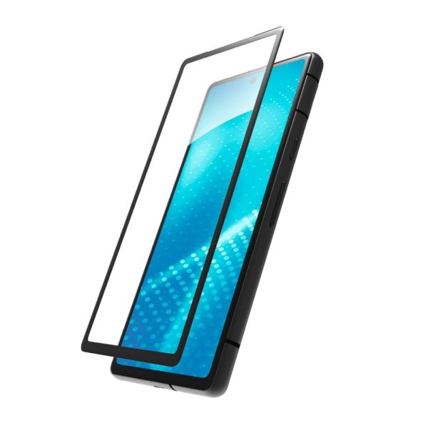 simplism シンプリズム Google Pixel 7a FLEX 3D 黄色くならないブルーライト低減 複合フレームガラス ブラック エコパッケージ