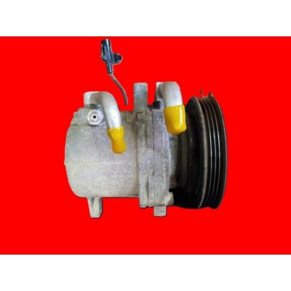 スクラム EBD-DG63T エアコンコンプレッサー H22 カルソニック