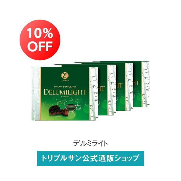 【10％オフ】ポラーシェ デルミライト4箱セット カバノアナタケ 高濃度抽出エキス