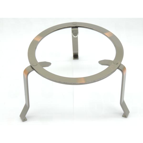 ・日本製　 鉄　ブロンズ 五徳 ５寸５分 １６５ｍｍ　１個・火鉢や囲炉裏で使います。・五徳寸法 上部リング外径約１６５mm・内径約１３９ｍｍ　 高さ 約１２２mm・下部外径目安直径約２３５mm位   手造りのためサイズは1個づつ多少前後しま...