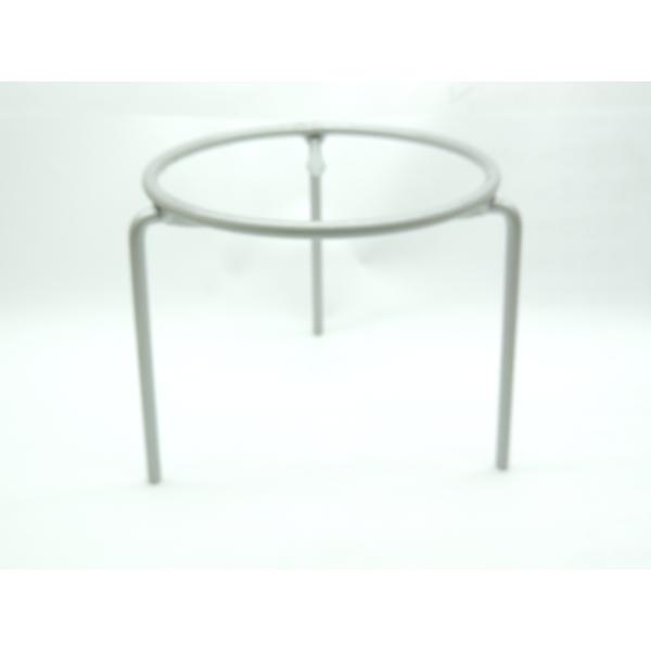 ・日本製 鉄ヌリ 五徳 三分丸 （９mm丸棒）(七寸) ２１０ｍｍ　１個・火鉢や囲炉裏で使います。・・五徳寸法  上部直径２１０mm  高さ１８５mm・重さ ６６２ｇ・下部外径目安直径約26０ミリ位  手造りのためサイズは1個づつ多少前後し...