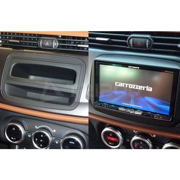 Alfa Romeo ジュリレッタパイオニア カーナビ取付キット AG2-02BK-CAN Alfa Romeo/ジュリエッタ 2DIN取付キット（2014.06