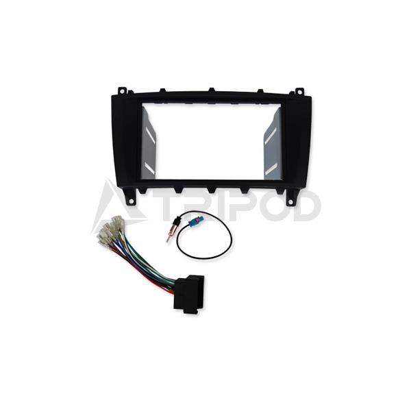 AVC203BKS �x���c�b�N���X(W203)��� �i�r������/�V���[�g�n�[�l�X2DIN��tKIT