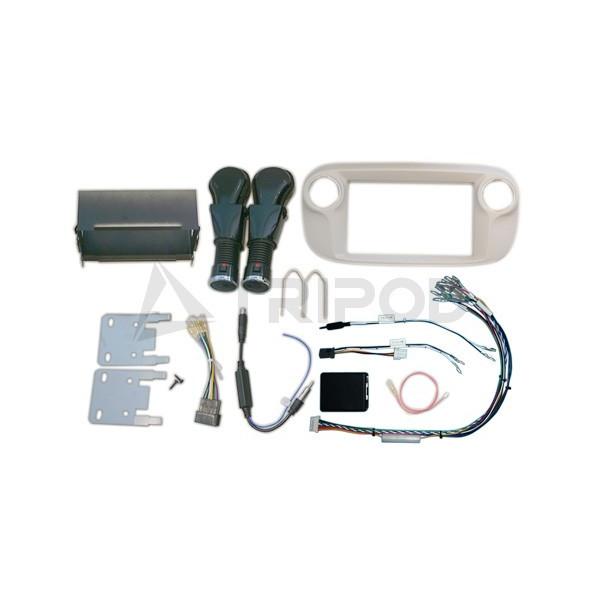F500-02BE-CAN FIAT500 / フィアット500 2DINキット ベージュ